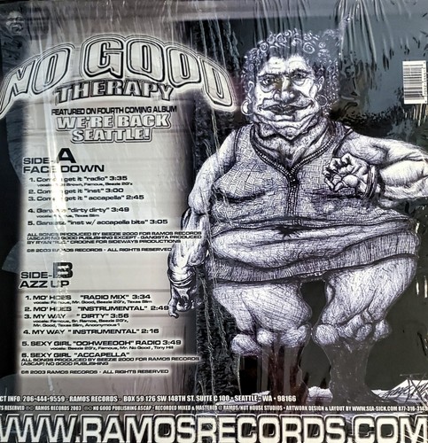 No Good Therapy–We're Back Seattle! 12" EP, 2003 Ramos N.MINT/MINT (In Shrink!) - Picture 2 of 3