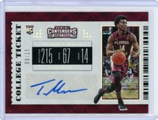 2019-20 Panini Contenders Draft Picks Squares Ticket Auto #110 Terance Mann /15