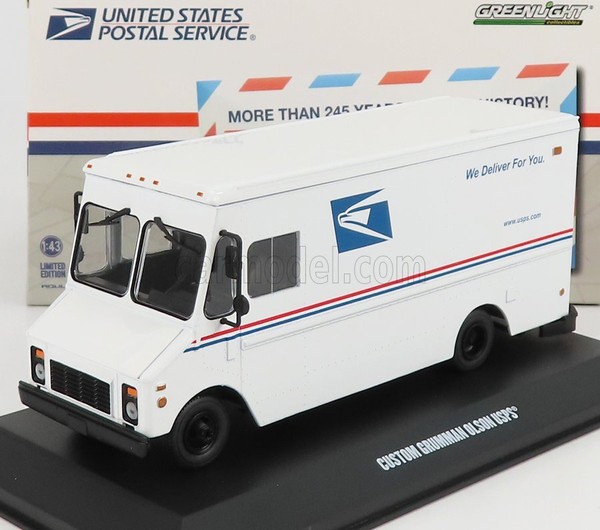 Greenlight 1/43 Van Grumman Olson Llv Truck Us Postal 1993 Statisches Modell-image