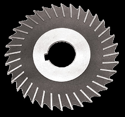5'' X 5/32'' X 1-1/4'' Metal Slitting Saw, HSS, Str. Tooth, Side Chip Clearance