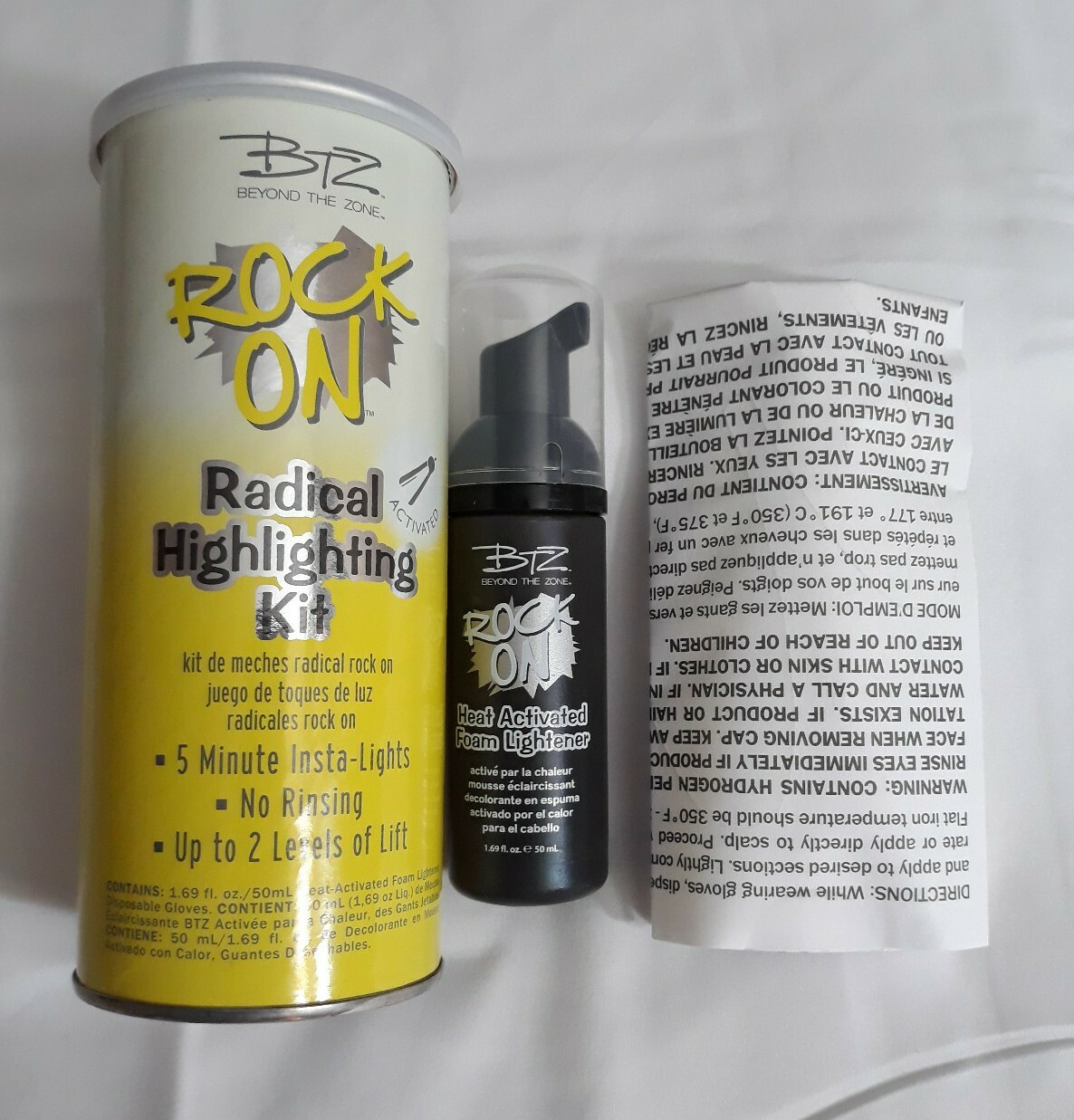 BTZ Beyond the Zone RockOn Radical 5Minute No Rinse Hair Highlighting