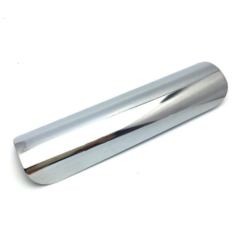 Universal 9'' Motorcycle Chrome Exhaust Muffler Pipe Heat Shield Cover Guard - Picture 2 of 4