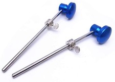 Bass Drum Pedal Beater 2-Pack Aluminum Alloy Hammer Head Percussion