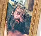 Lenticular Flicker Picture Jesus on Cross, Eyes Open & Close, "INRI" 8 x 6 — photo 5