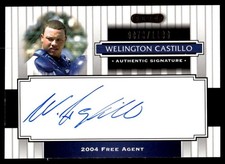 2008 Razor Signature Series Blue Welington Castillo Auto 0073/1199 #162