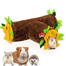 Guinea Pig Hideout, 3 Way Collapsible Small Animal Tunnel Cage Accessories