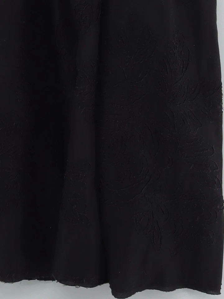 Nicole Farhi Women's Maxi Skirt UK 12 Black 100% Cotton Long Maxi - Image 4 of 4