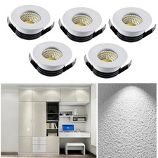 Recessed 3W Mini Spot Downlight Small Ceiling Cabinet Light 5 to 10 Pack