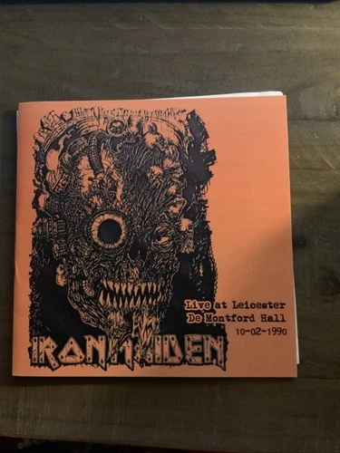 Iron Maiden Live At Leicester De Montfort Hall 10021990 7”; Black Lathe, #12/30