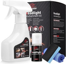 Headlight refurbishing Agent, New Automotive Headlight Restoration Kit,Oxidized
