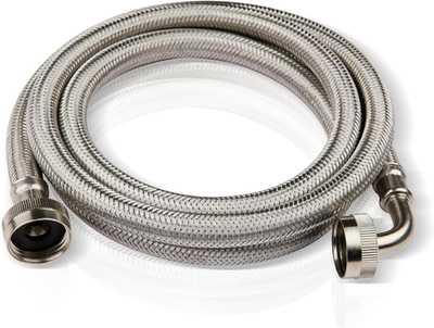 #ad #ad 1 Pack 5 Ft Washing Machine Hose 3 4quot; FHT Stainless Steel Washer Hose with ... $23.81