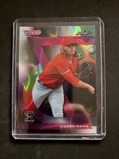 2024 Leaf Vivid - Caden Dana #73 Black Lava /5 (RC)
