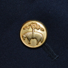 42L 42 Long L BROOKS BROTHERS 346 Navy Gold Button 3-button Blazer Suit Jacket
