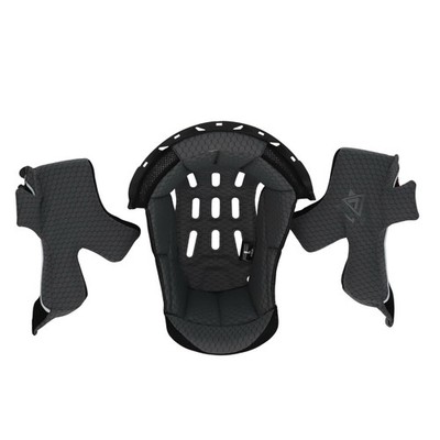 Innenfutter Helm Schwarz/Grau ACERBIS Für Helm STEEL CARBON 22-06 Größe XL