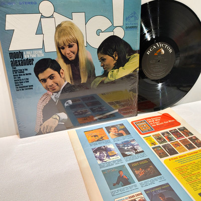 NM ~ 1968 ZING! by MONTY ALEXANDER LP Vinyl in Shrink ~ RCA DYNAGROOVE LSP-3930