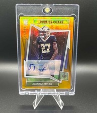 2022 Panini Rookies & Stars #199 Alontae Taylor Rookies Signatures Orange #/199