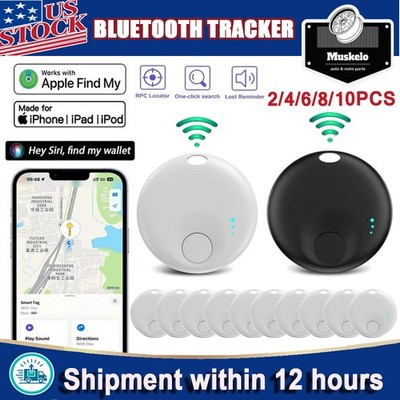 10X Bluetooth Airtag Tracker for Apple Find My  for Keys, Wallet, Luggage,Cars