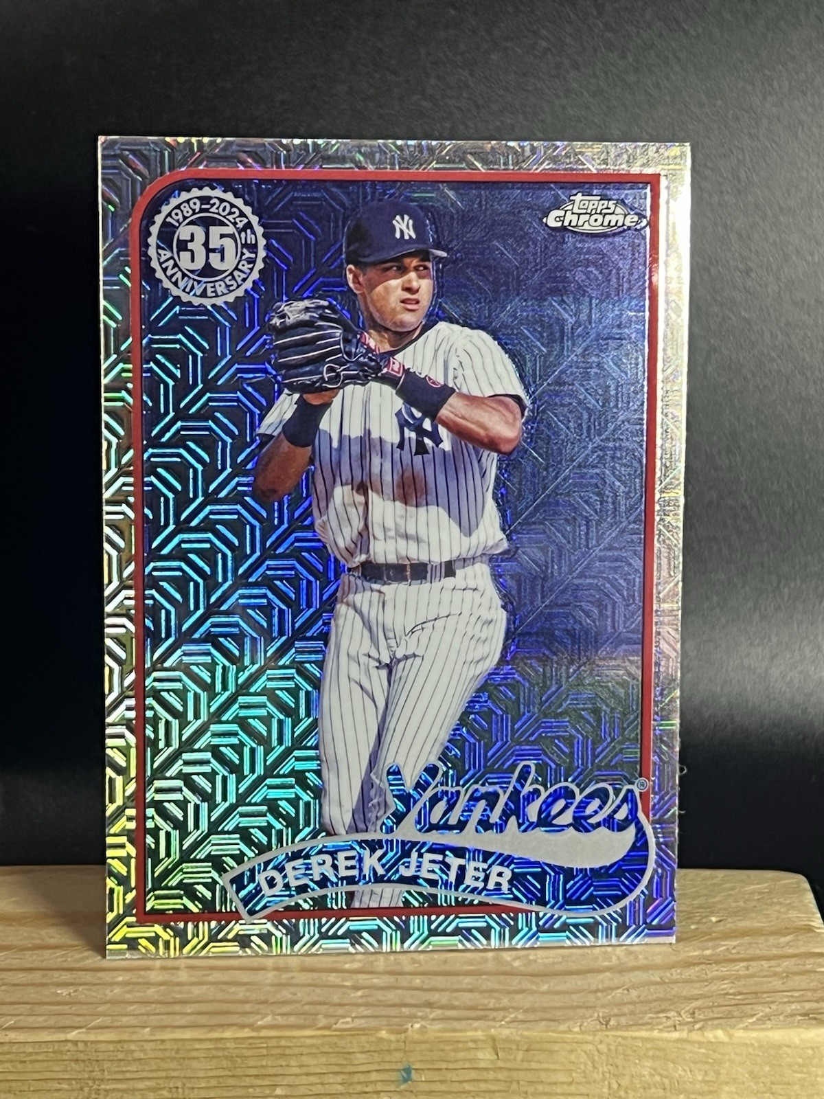 2024 Topps Series 2 - 1989 Topps Chrome Silver Pack Mojo Derek Jeter #2T89C-25