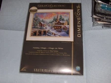 NEW Dimensions Gold Collection Counted Cross Stitch Kit  - Holiday Village