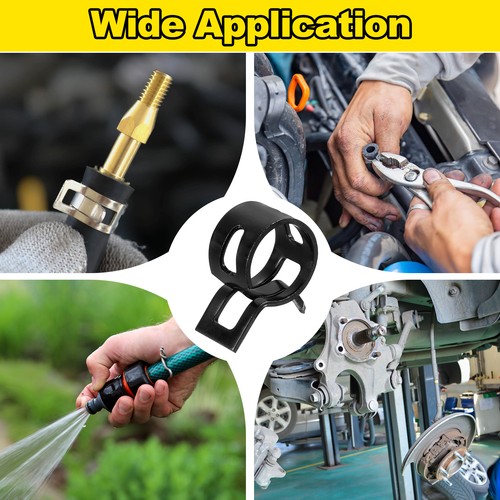 18pcs 10mm spring ties for fuel/silicone pipe, black - Picture 6 of 6