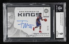 2017-18 Encased Rookie Scripted Signatures 91/99 Frank Mason III BGS 9 Auto 0ll2