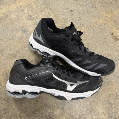 Mizuno Wave Lightning Z5 Volleyball Court Shoes Size US 9 Black White