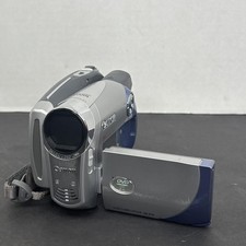 Canon DC210 DVD Camcorder 35x Optical Zoom 1000x Digital Silver Japan NTSC Dolby