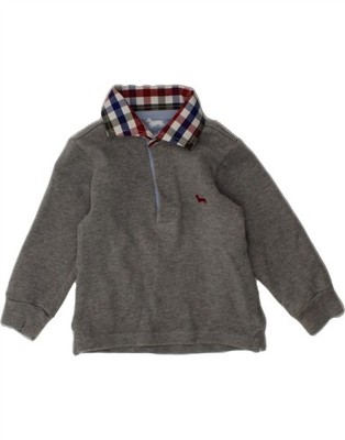 HARMONT & BLAINE Baby Jungen Polokragen Pullover Pulli 9-12 Monate grau ET08