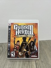 PS3 Guitar Hero III Legends of Rock (Sony PlayStation 3) with Manual