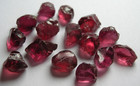GARNET / RHODOLITE, PINK WITH A RED & PURPLE TONE ROUGH FOR FACETING, TANZANIA — photo 3