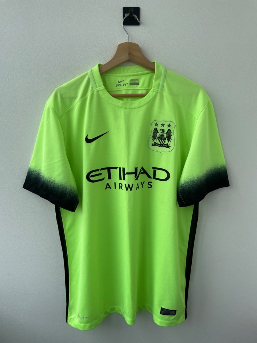 MANCHESTER CITY 2015/2016 THIRD FOOTBALL SHIRT JERSEY
