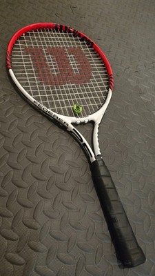 Very Light! Roger Federer 25 Tennis Racquet Wilson Titanium 3 7/8  L00 - Good