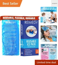 Travel-Friendly Gel Ice Pack - Effective Hot & Cold Compress for Pain