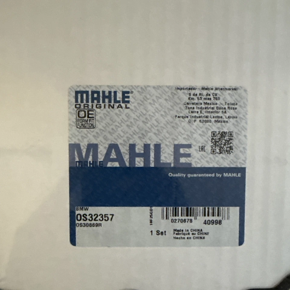 Junta de cárter de aceite Mahle OS32357 BMW 328i 128i Z4 X3 X5 X6 525i 325i 335i 2006-2016 Foto 2 de 2