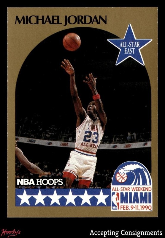 1990-91 Hoops #5 Michael Jordan ALL-STAR BULLS