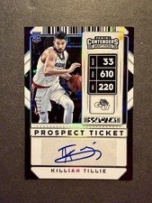 2020-21 Panini Contenders Draft Killian Tillie Cracked Ice /23 RC Auto #33