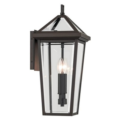 KICHLER Regence 2-Light Olde Bronze Luxe Updated Traditional Outdoor Wall Light