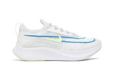 Nike Zoom Fly 4 'White Imperial Blue Lime Glow' CT2392-100 Men's Shoes Multi Sz