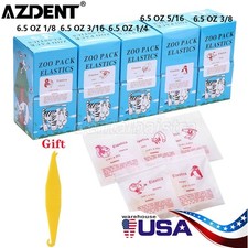 5000Pcs/box AZDENT Dental Orthodontic Elastics Latex Braces Rubber Bands 6.5 OZ