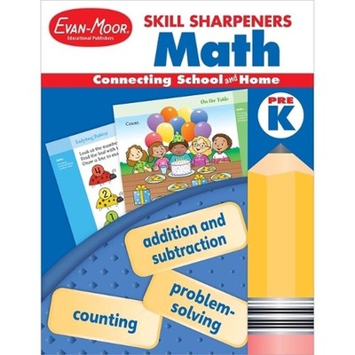 Skill Sharpeners: Math, Grade Prek by Evan-Moor Educational Publishers (English)