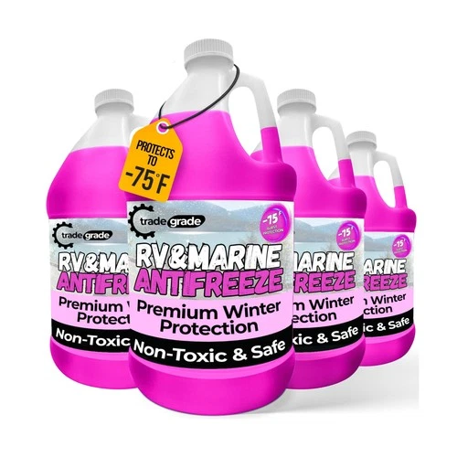 Premium Blend RV Antifreeze for Winterizing – Marine Antifreeze -75°F