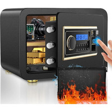 TELAM GRA011301 1.5 CU. ft Safe Box with Biom...