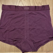 NEW Victoria Secret PINK High Waist Shortie Boyshort L Purple