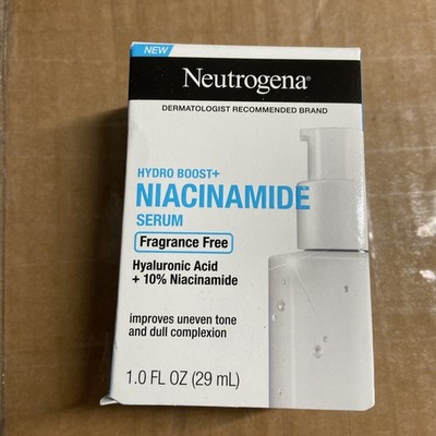 Neutrogena Hydro Boost Niacinamide Serum Hyaluronic Acid + 10% Niacinamide 1oz  