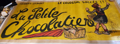 ORIGINAL VINTAGE POSTER/POSTER/MANIFESTO La petite chocolatiere 1920