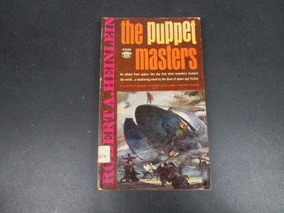 The Puppet Masters by Robert A. Heinlein 1963 Fourth Printing Sci-Fi Signet PB