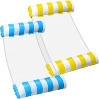 Goldge 2 StüCk Luftmatratze Pool Aufblasbare WasserhäNgematte, 4-In-1