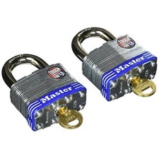 Master Lock 91800 5T Padlock Laminated Steel  2 in. - Pack of 2