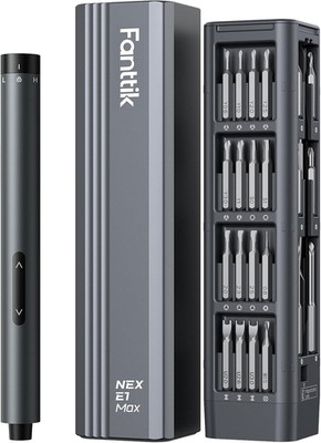 E1 Max Electric Screwdriver, Mini Precision Screwdriver Set, 50 Magnetic Bits, M