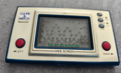 NINTENDO SPIEL UND & und UHR Fire Wide Screen 1981 direkt aus Japan sehr selten